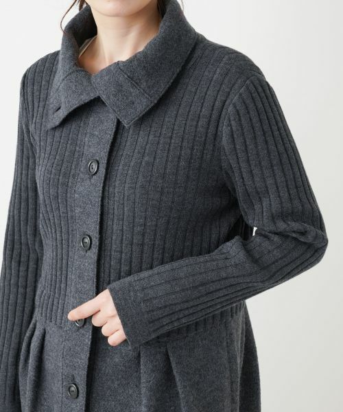 Leilian / レリアン カーディガン・ボレロ | 編地切替ロングカーディガン【Leilian WHITE LABEL】 | 詳細12
