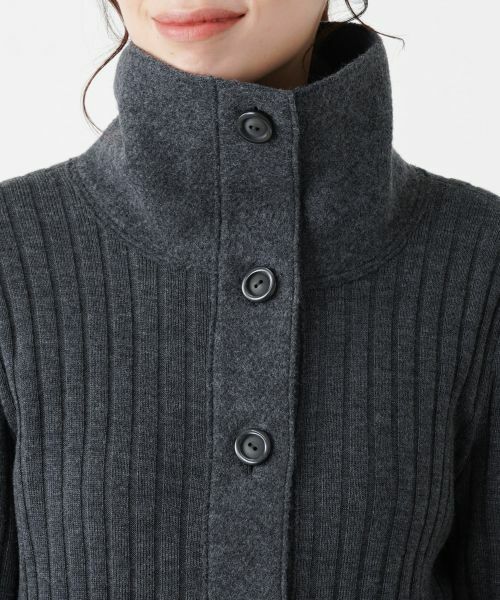 Leilian / レリアン カーディガン・ボレロ | 編地切替ロングカーディガン【Leilian WHITE LABEL】 | 詳細14