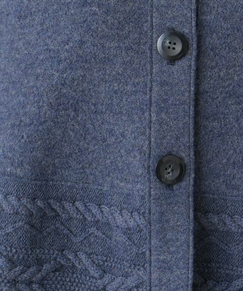 Leilian / レリアン テーラードジャケット | スタンドカラーニットジャケット【Leilian WHITE LABEL】 | 詳細14