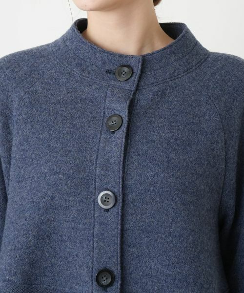 Leilian / レリアン テーラードジャケット | スタンドカラーニットジャケット【Leilian WHITE LABEL】 | 詳細7