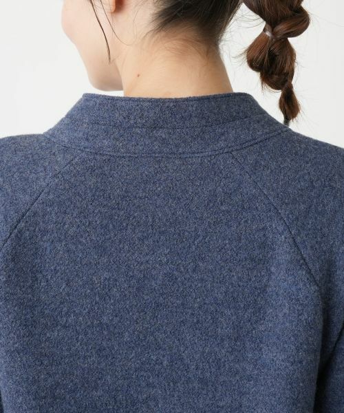 Leilian / レリアン テーラードジャケット | スタンドカラーニットジャケット【Leilian WHITE LABEL】 | 詳細8