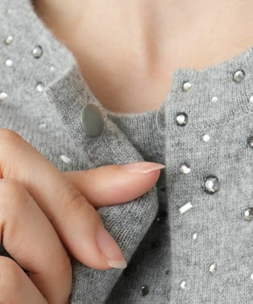 Leilian / レリアン カーディガン・ボレロ | マルチビジューカーディガン【Leilian WHITE LABEL】 | 詳細18