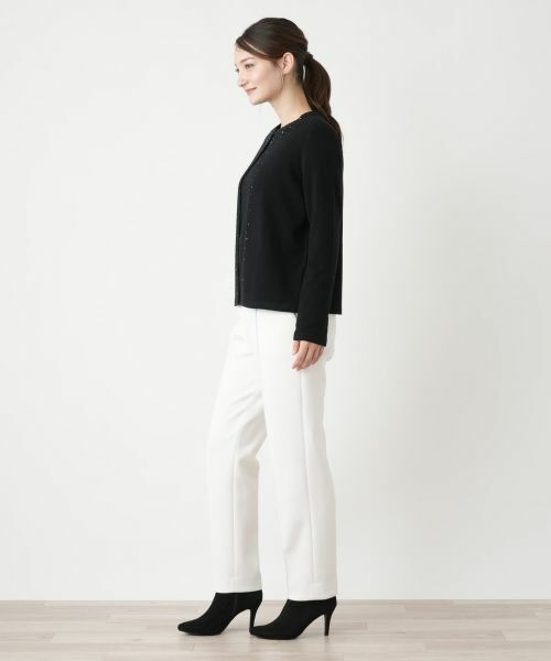 Leilian / レリアン カーディガン・ボレロ | マルチビジューカーディガン【Leilian WHITE LABEL】 | 詳細2