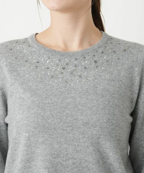 Leilian / レリアン ニット・セーター | マルチビジュークルーネックニット【Leilian WHITE LABEL】 | 詳細15