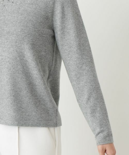 Leilian / レリアン ニット・セーター | マルチビジュークルーネックニット【Leilian WHITE LABEL】 | 詳細18