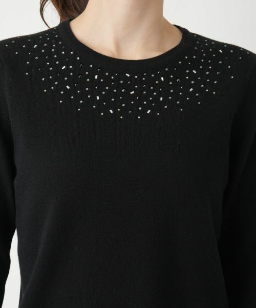 Leilian / レリアン ニット・セーター | マルチビジュークルーネックニット【Leilian WHITE LABEL】 | 詳細4