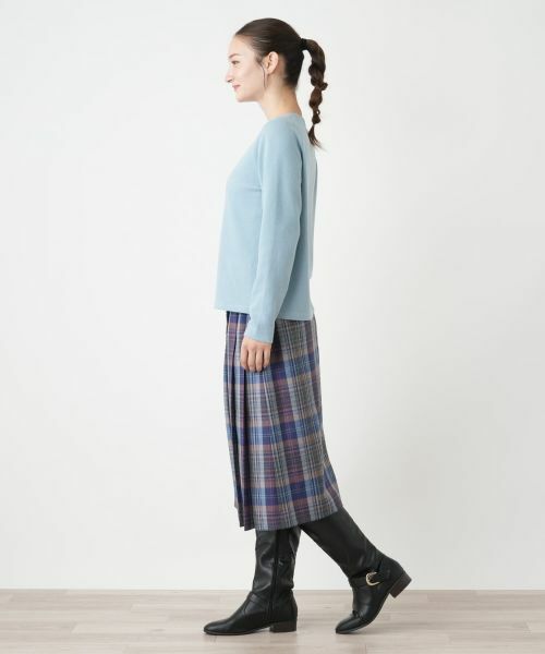 Leilian / レリアン ニット・セーター | マルチビジュークルーネックニット【Leilian WHITE LABEL】 | 詳細6