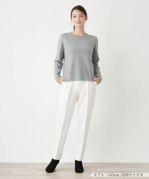 Leilian / レリアン ニット・セーター | マルチビジュークルーネックニット【Leilian WHITE LABEL】 | 詳細9