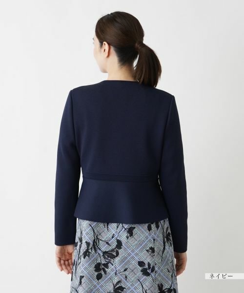 Leilian / レリアン テーラードジャケット | ペプラムジャケット【Leilian WHITE LABEL】 | 詳細9