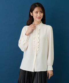 Leilian / レリアン シャツ・ブラウス | 洗えるフリルブラウス