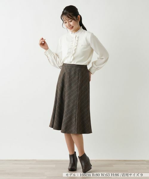 Leilian / レリアン シャツ・ブラウス | 洗えるフリルブラウス | 詳細13