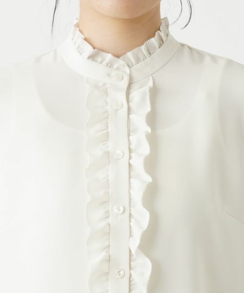 Leilian / レリアン シャツ・ブラウス | 洗えるフリルブラウス | 詳細19