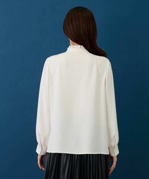 Leilian / レリアン シャツ・ブラウス | 洗えるフリルブラウス | 詳細7