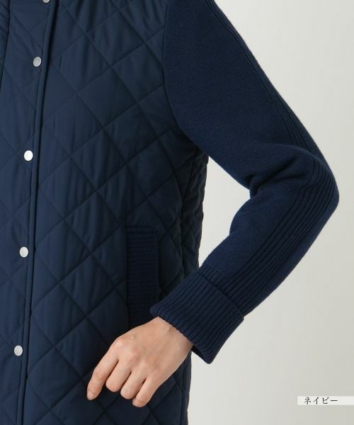 Leilian / レリアン その他アウター | 切替フーデッドコート【Leilian WHITE LABEL】 | 詳細14