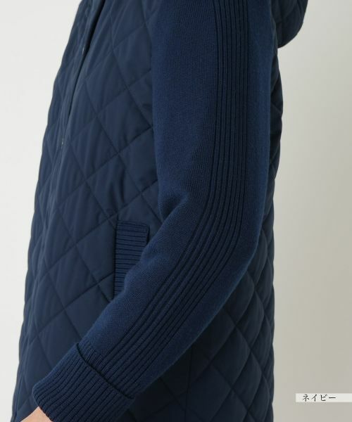 Leilian / レリアン その他アウター | 切替フーデッドコート【Leilian WHITE LABEL】 | 詳細15