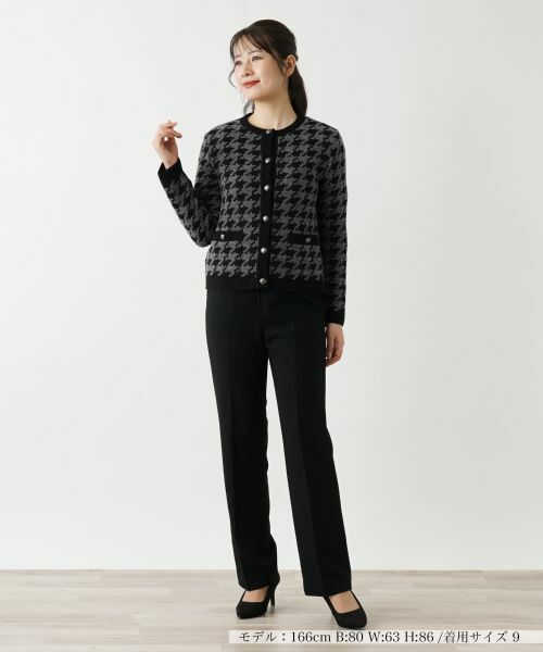 Leilian / レリアン カーディガン・ボレロ | 千鳥格子カーディガン | 詳細17