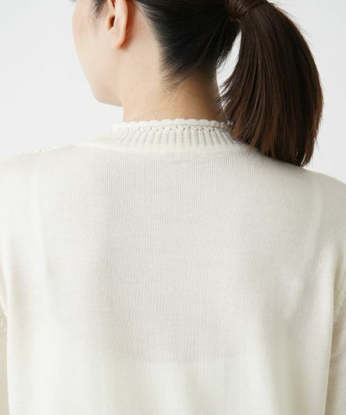 Leilian / レリアン ニット・セーター | レースハイネックニット | 詳細11