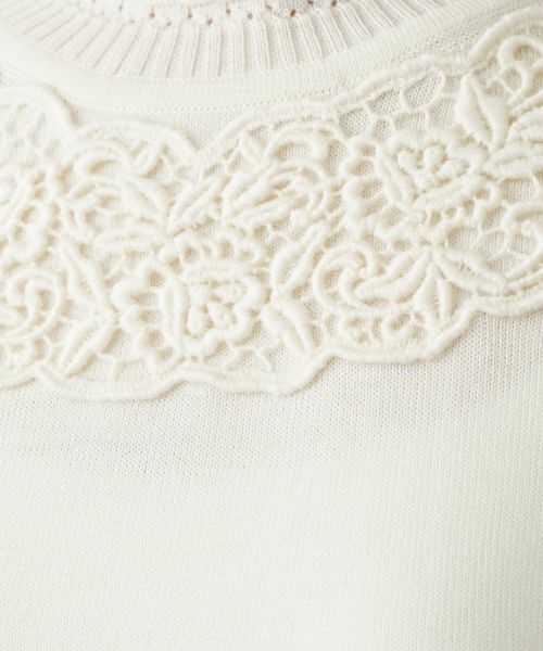 Leilian / レリアン ニット・セーター | レースハイネックニット | 詳細14