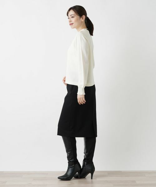 Leilian / レリアン ニット・セーター | レースハイネックニット | 詳細5