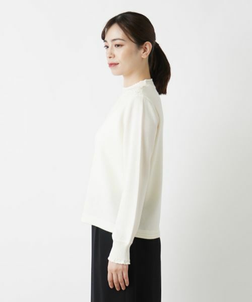 Leilian / レリアン ニット・セーター | レースハイネックニット | 詳細8