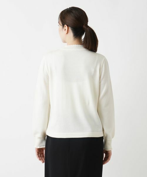 Leilian / レリアン ニット・セーター | レースハイネックニット | 詳細9