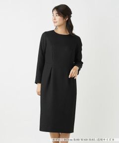 Leilian / レリアン ドレス | クルーネックワンピース【Leilian WHITE LABEL】