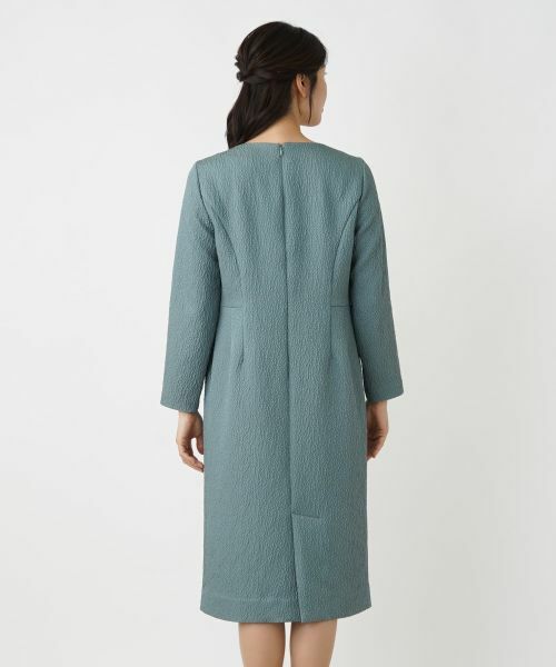 Leilian / レリアン ドレス | クルーネックワンピース【Leilian WHITE LABEL】 | 詳細11