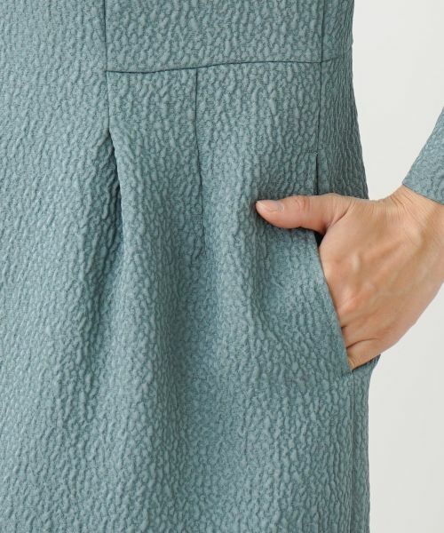 Leilian / レリアン ドレス | クルーネックワンピース【Leilian WHITE LABEL】 | 詳細13