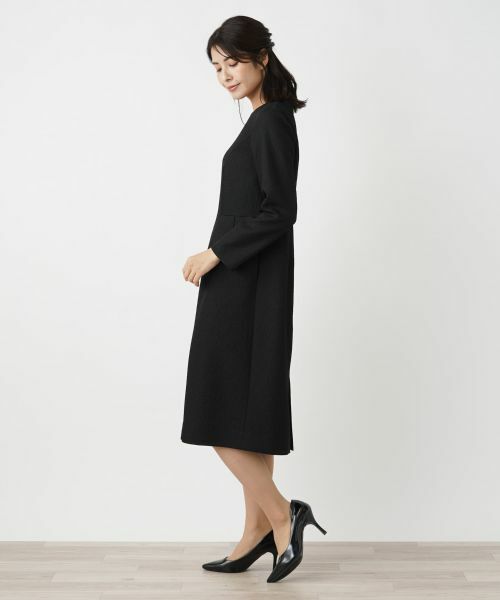 Leilian / レリアン ドレス | クルーネックワンピース【Leilian WHITE LABEL】 | 詳細2