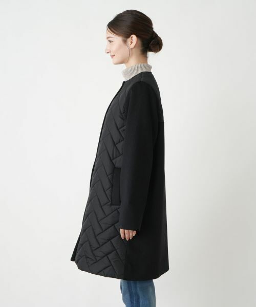 Leilian レリアン★アルパカ ブークレコート 裏地総柄【大きいサイズ】 ロングコート | Leilian (Women)/レリアン | 三越伊勢丹