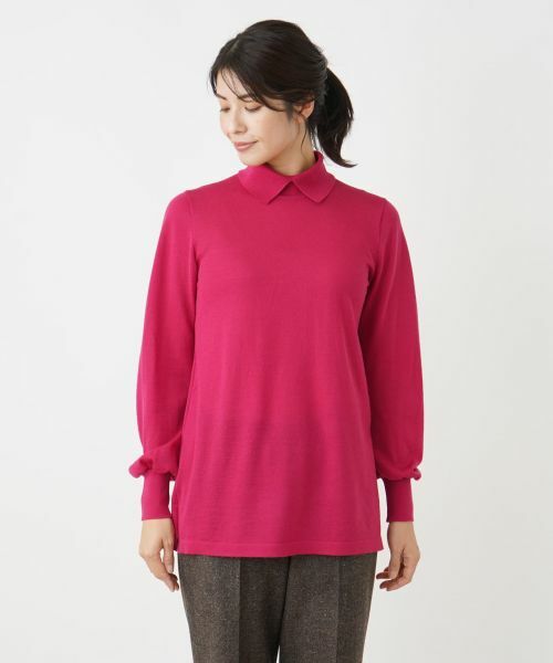 Leilian / レリアン ニット・セーター | ギャザースリーブニット | 詳細12