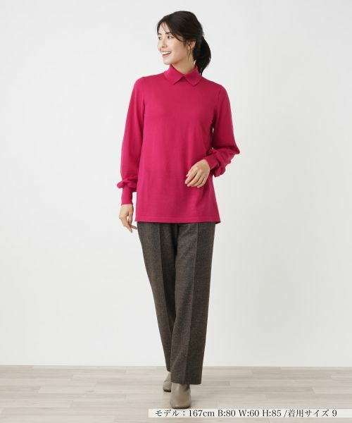 Leilian / レリアン ニット・セーター | ギャザースリーブニット | 詳細9