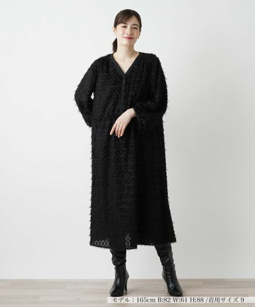 Leilian / レリアン ドレス | ボリュームスリーブサックワンピース | 詳細1