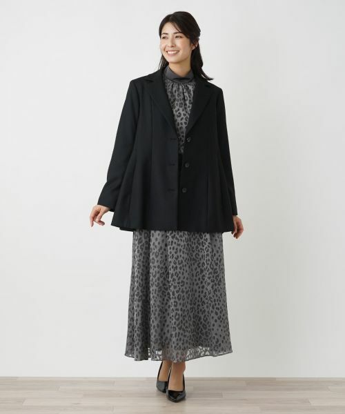 Leilian / レリアン テーラードジャケット | フレアシルエットブレザー | 詳細1