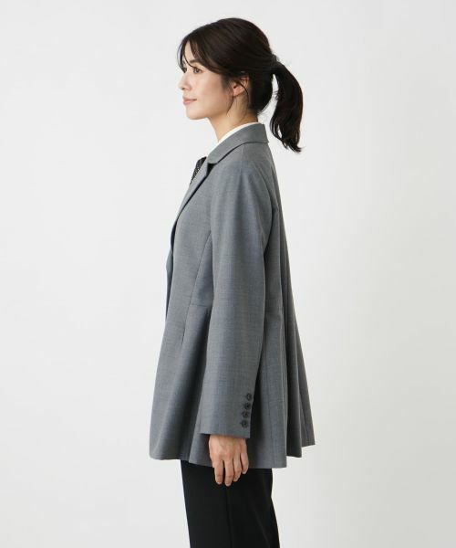 Leilian / レリアン テーラードジャケット | フレアシルエットブレザー | 詳細10