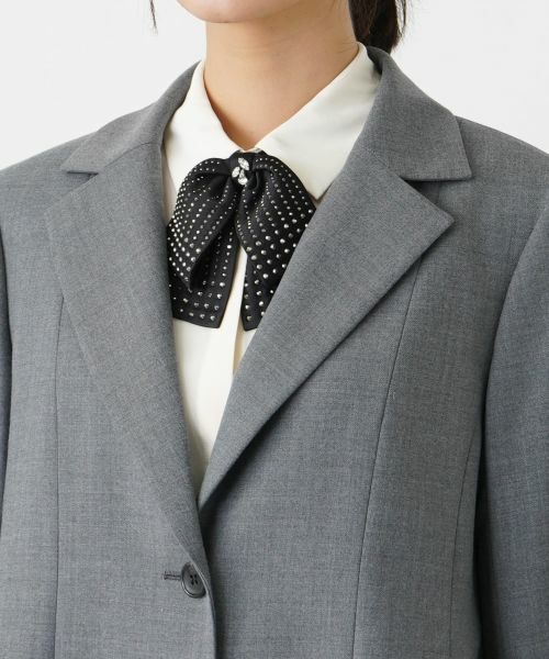 Leilian / レリアン テーラードジャケット | フレアシルエットブレザー | 詳細12