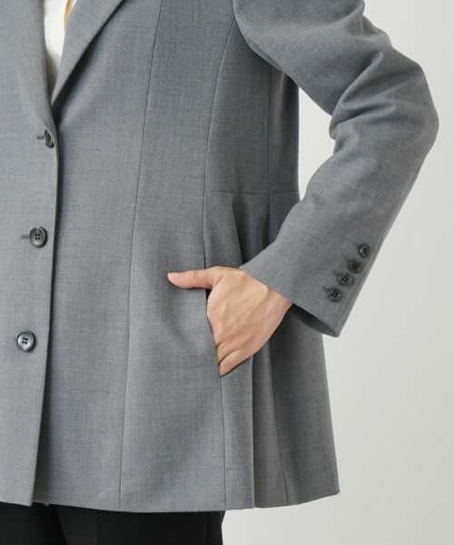 Leilian / レリアン テーラードジャケット | フレアシルエットブレザー | 詳細14