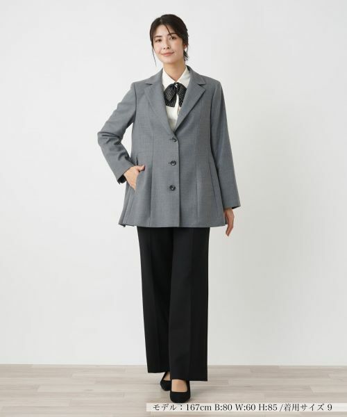 Leilian / レリアン テーラードジャケット | フレアシルエットブレザー | 詳細6