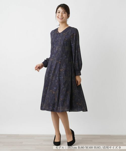 Leilian / レリアン ドレス | 洗えるフレアワンピース | 詳細1