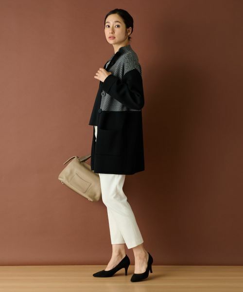 Leilian / レリアン その他アウター | ジャカードニットコート | 詳細6