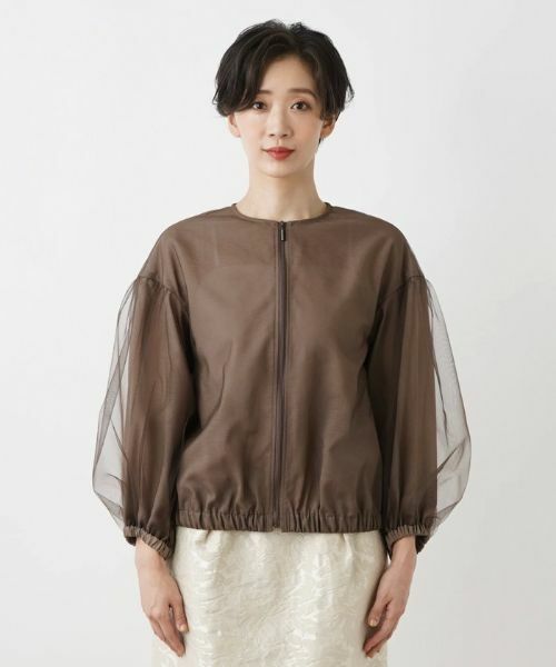 Leilian / レリアン その他アウター | ジップブルゾン | 詳細10