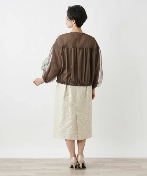 Leilian / レリアン その他アウター | ジップブルゾン | 詳細9