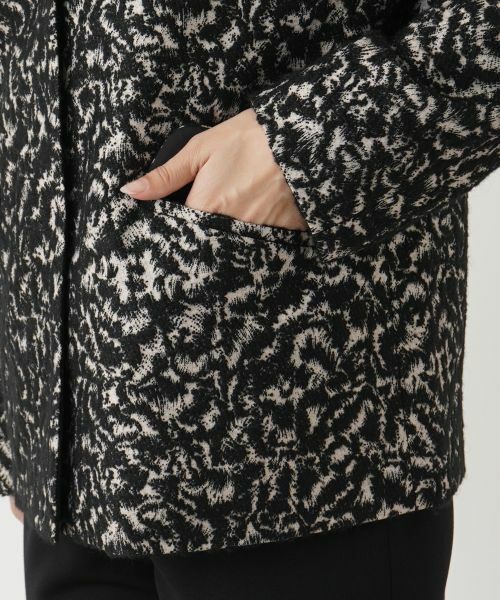 Leilian / レリアン テーラードジャケット | 比翼ノーカラージャケット【LIMONTA】 | 詳細11