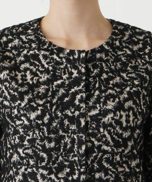 Leilian / レリアン テーラードジャケット | 比翼ノーカラージャケット【LIMONTA】 | 詳細7