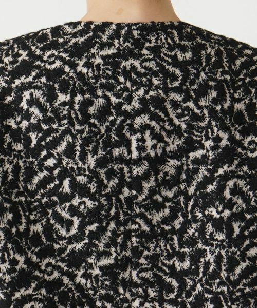 Leilian / レリアン テーラードジャケット | 比翼ノーカラージャケット【LIMONTA】 | 詳細8