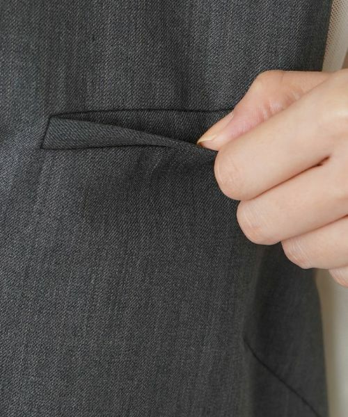 Leilian / レリアン テーラードジャケット | 【店舗人気】Vネックベスト | 詳細10