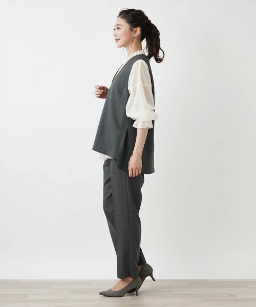 Leilian / レリアン テーラードジャケット | 【店舗人気】Vネックベスト | 詳細2