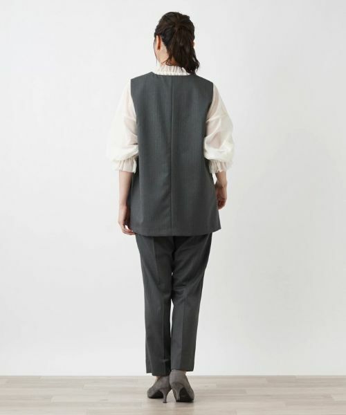 Leilian / レリアン テーラードジャケット | 【店舗人気】Vネックベスト | 詳細3