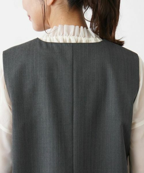 Leilian / レリアン テーラードジャケット | 【店舗人気】Vネックベスト | 詳細8