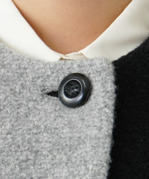 Leilian / レリアン その他アウター | カラーブロックニットコート | 詳細16